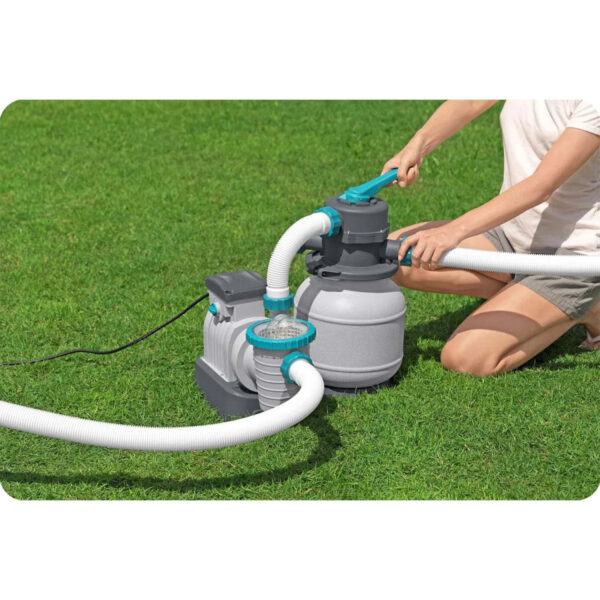 Peščena filtracija za bazen, 6056 l/h + večnamenske tablete | Bestway