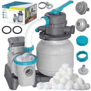 Peščena filtracija za bazen, 6056 l/h + filtrirne kroglice | Bestway