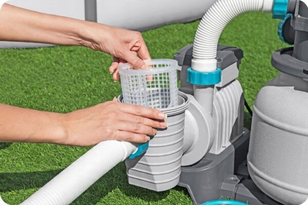 Peščena filtracija za bazen, 6056 l/h + filtrirne kroglice | Bestway