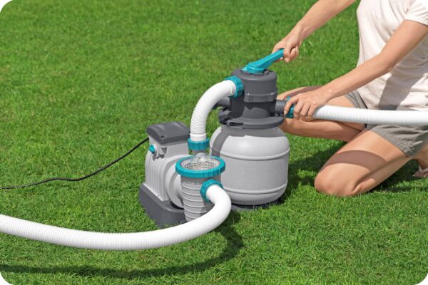 Peščena filtracija za bazen, 6056 l/h + filtrirne kroglice | Bestway