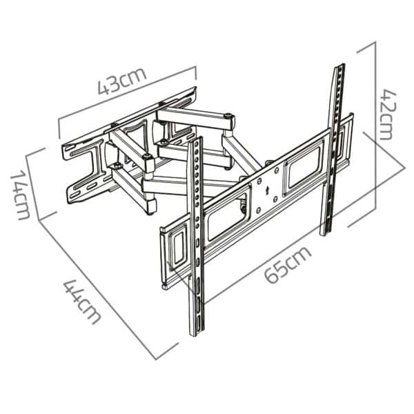 Nosilec za TV 32–70″, 45 kg | Humberg