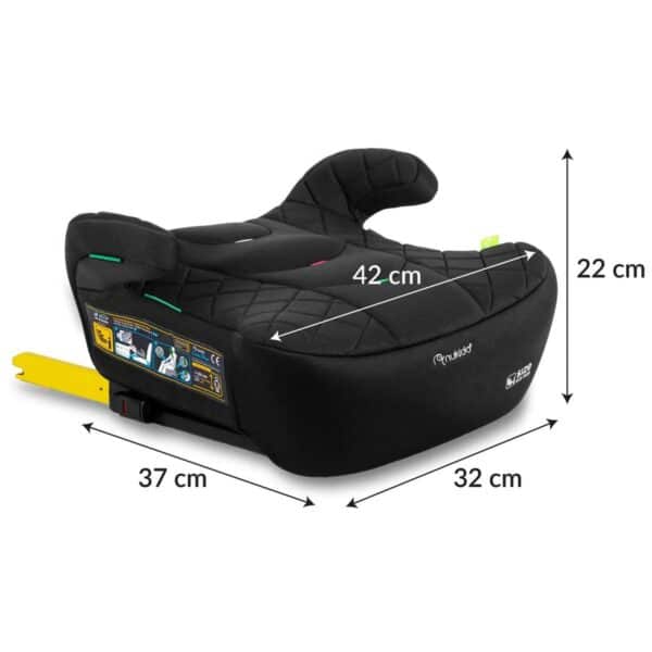 Avtosedež Louis, ISOFIX, 22–36 kg, črn | Nukido