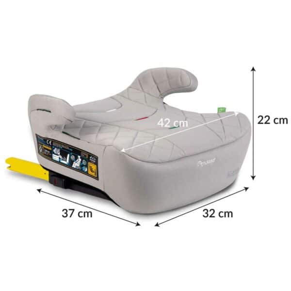 Avtosedež Louis, ISOFIX, 22–36 kg, siv | Nukido