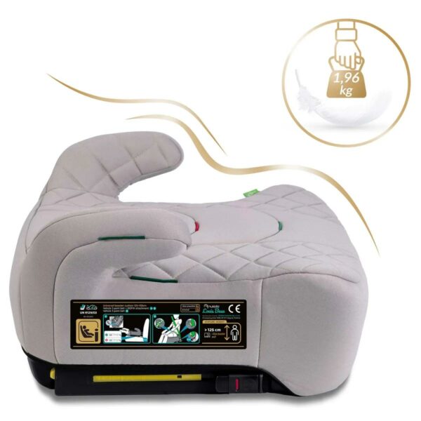 Avtosedež Louis, ISOFIX, 22–36 kg, siv | Nukido