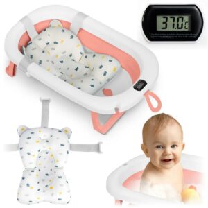 Zložljiva otroška kopalna kad RK-287, belo-roza | Ricokids
