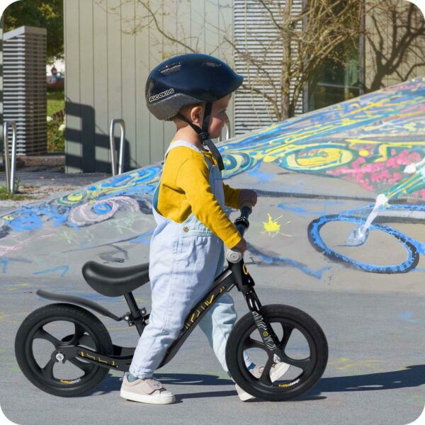 Otroški poganjalec FUNNU, črn | Ricokids
