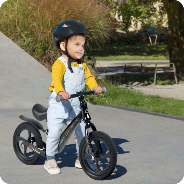 Otroški poganjalec FUNNU, črn | Ricokids