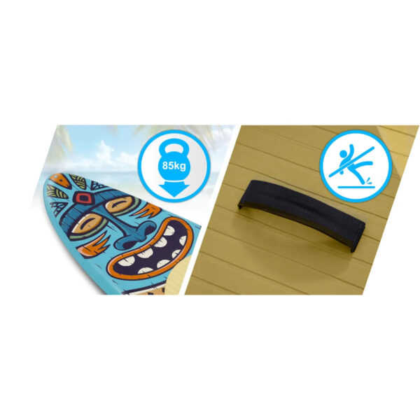 Deska SUP AquaSurf z dodatki, modra | Soke