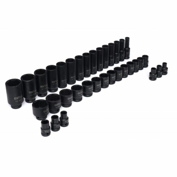 Komplet udarnih nasadnih ključev, 1/2", 35 kosov | KD11757