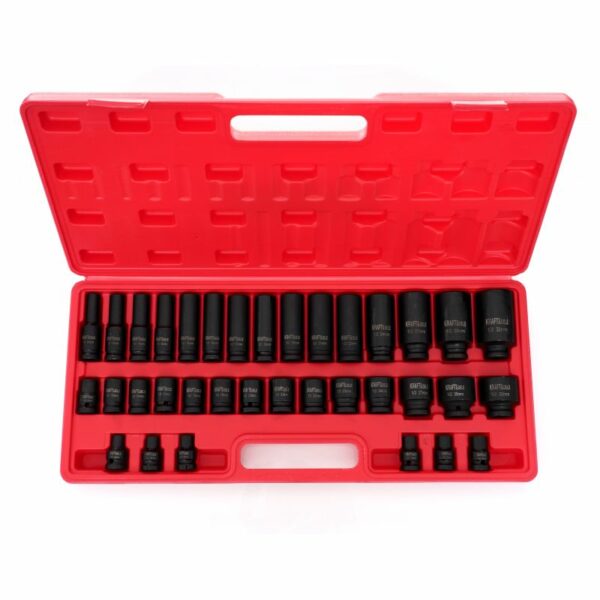 Komplet udarnih nasadnih ključev, 1/2", 35 kosov | KD11757