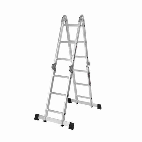 Zložljiva glinena lestev s ploščadjo, 4x3, 346 cm | KD4070