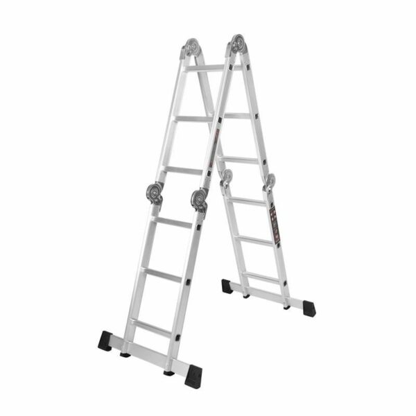 Zložljiva glinena lestev s ploščadjo, 4x3, 346 cm | KD4070