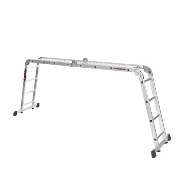 Zložljiva glinena lestev s ploščadjo, 4×4, 460 cm | KD4071