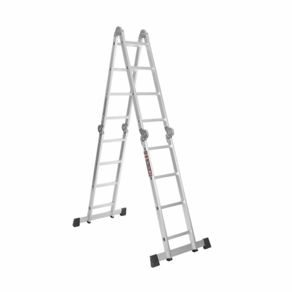 Zložljiva glinena lestev s ploščadjo, 4×4, 460 cm | KD4071