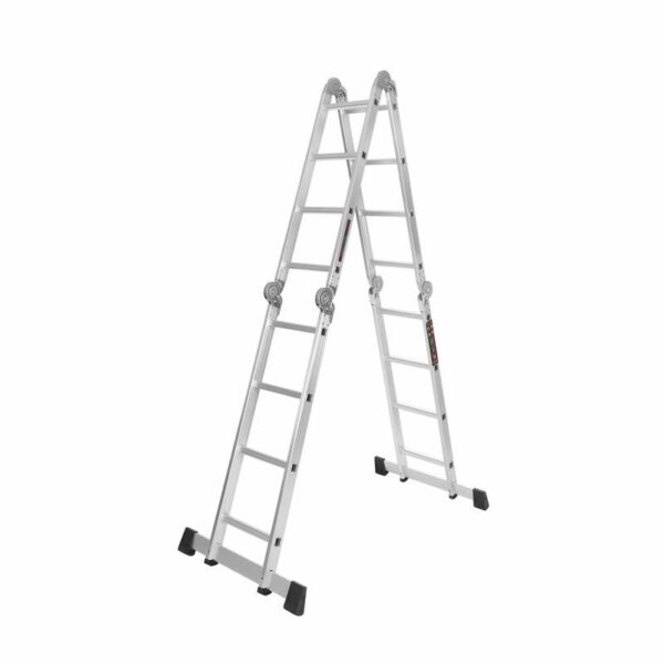 Zložljiva glinena lestev s ploščadjo, 4×4, 460 cm | KD4071