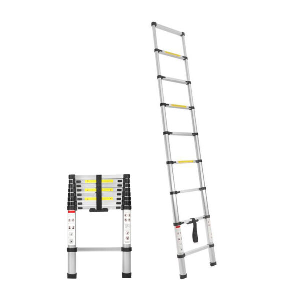 Aluminijasta lestev, teleskopska, 8 stopnic | KD4072
