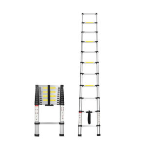 Aluminijasta lestev, teleskopska, 10-stopenjska | KD4073