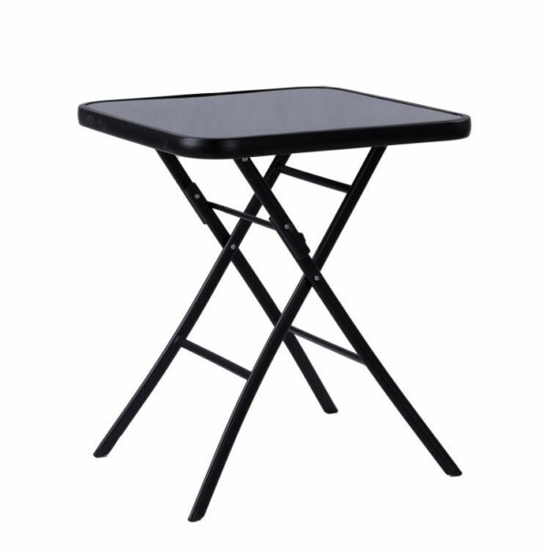 Zložljiva vrtna miza, jeklo, 60 cm | SC-091A