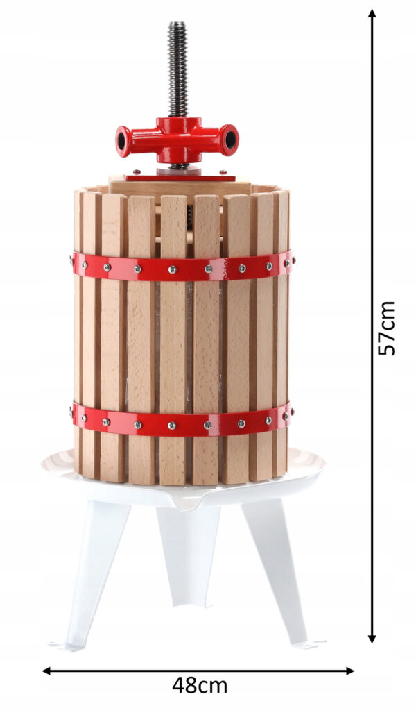 Sokovnik za sadje, 6 l | Rdeč