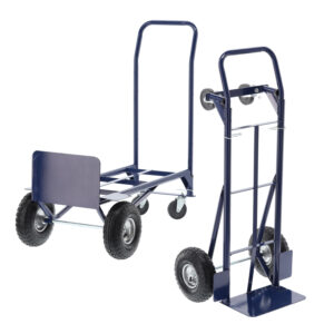 Univerzalni transportni voziček 2-v-1, 150 kg, moder | Garden Line
