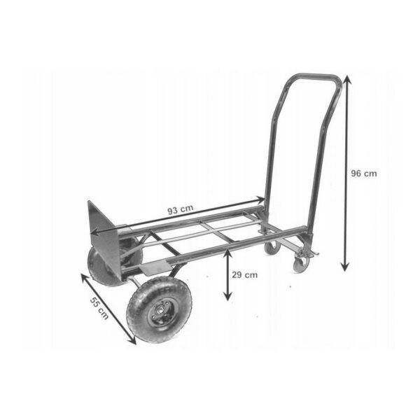 Univerzalni transportni voziček 2v1, 150 kg | Garden Line