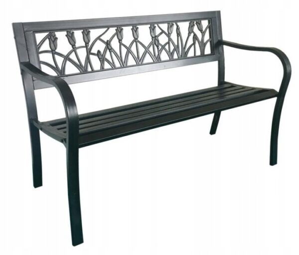 Vrtna klop, 125x53x77cm, tulipani | Garden Line