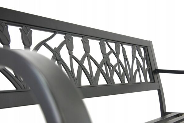 Vrtna klop, 125x53x77cm, tulipani | Garden Line