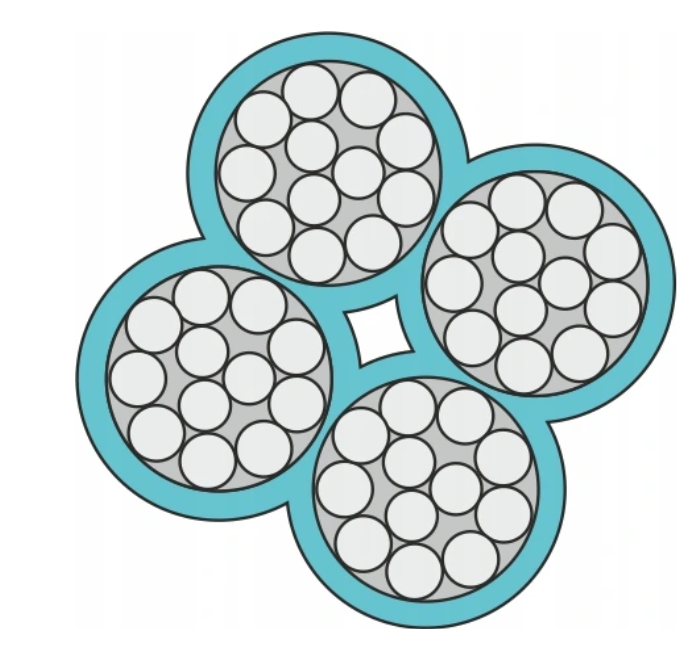 Vrvna lestev, 2 m, črna | HIGHER