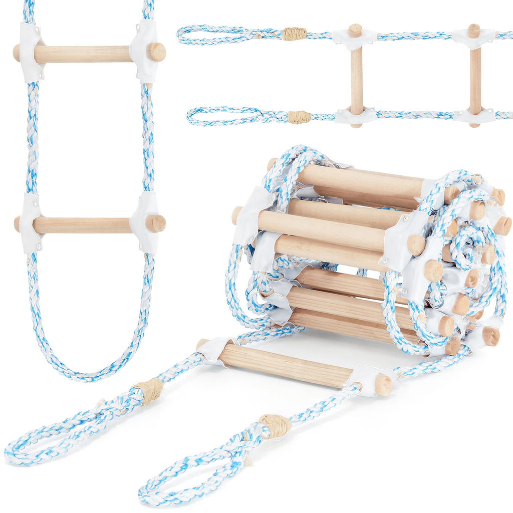 Vrvna lestev, 6 m, bela | HIGHER