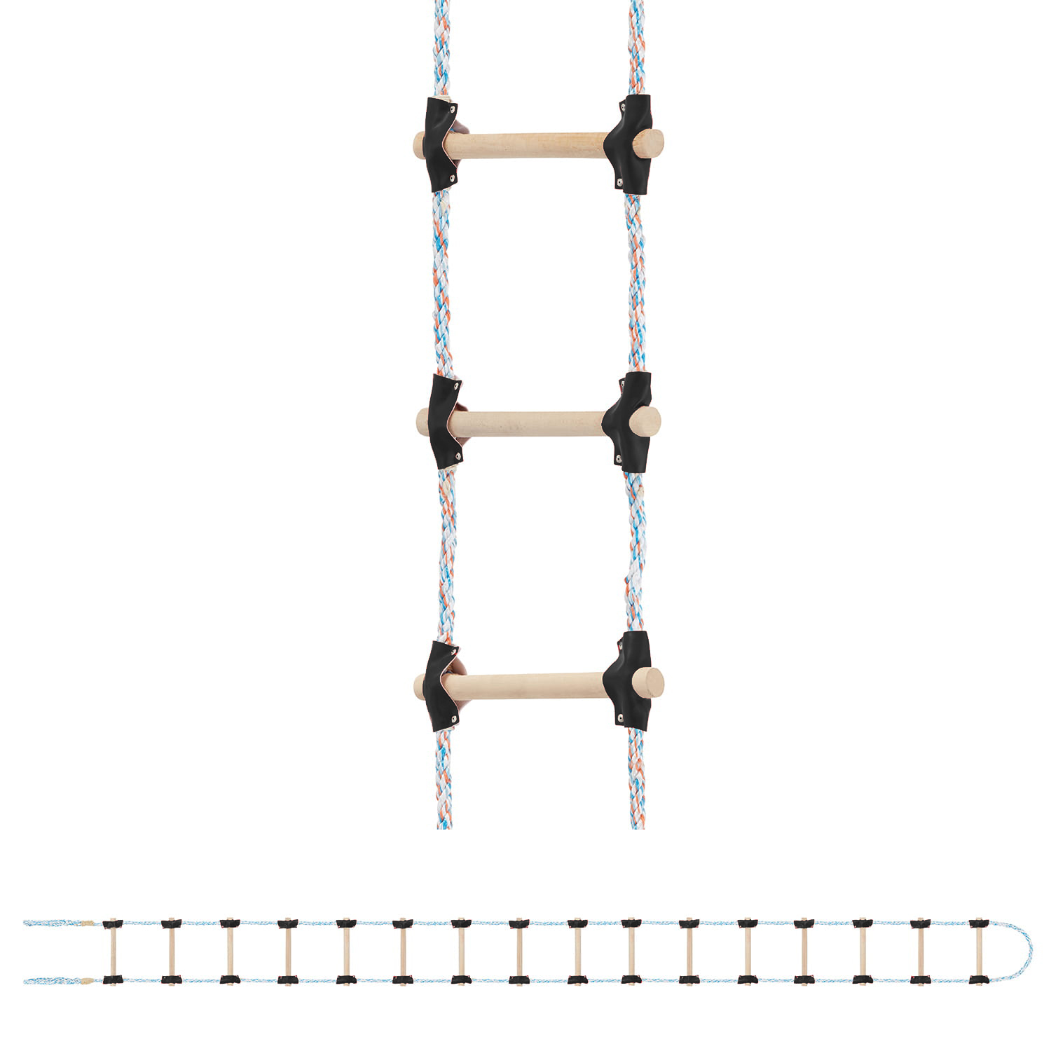 Vrvna lestev, 8 m, črna | HIGHER