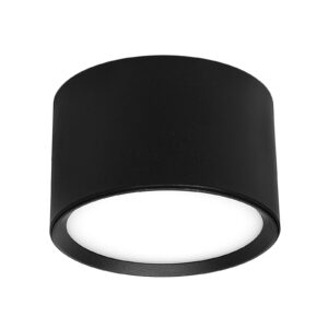 Halogenska LED stropna svetilka GX53, črna | 82 mm