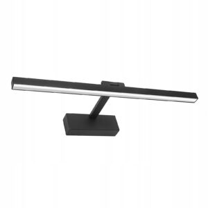 Stenska svetilka za kopalnico, črna, 50 cm | 4000 K