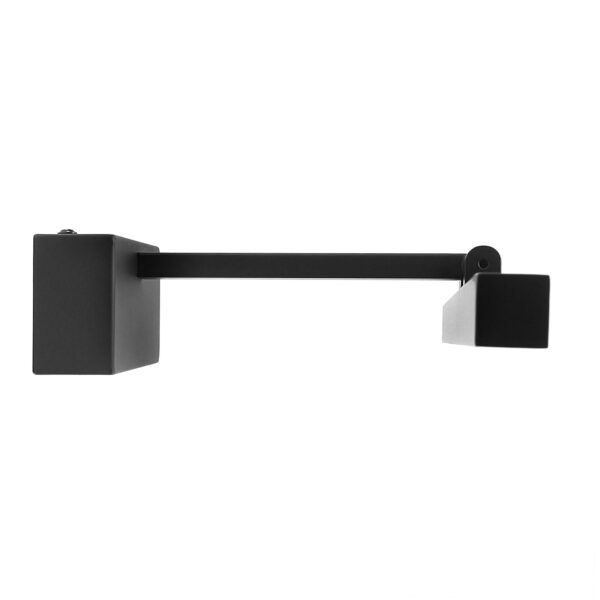 Stenska svetilka za kopalnico, črna, 50 cm | 4000 K