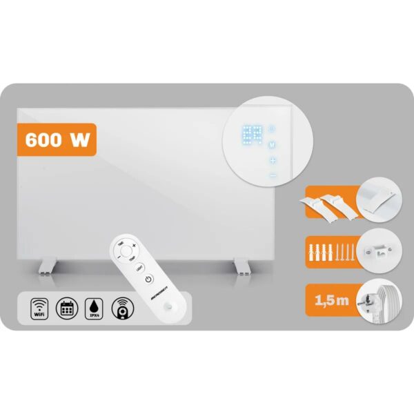 Infrardeči grelec BD-981, 600W, WiFi | Berdsen