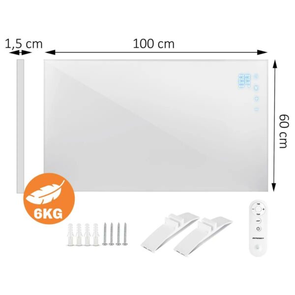 Infrardeči grelec BD-981, 600W, WiFi | Berdsen