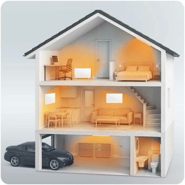 Infrardeči grelec BD-983, 720W, WiFi | Berdsen