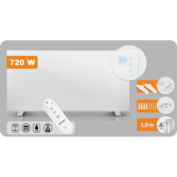 Infrardeči grelec BD-983, 720W, WiFi | Berdsen