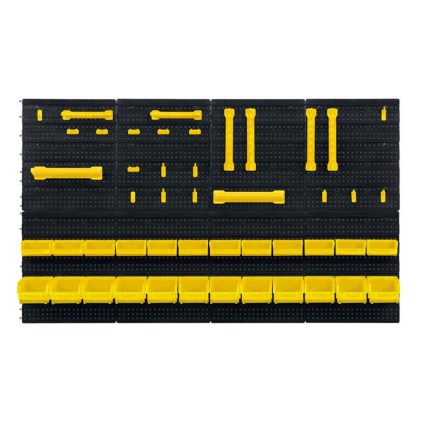 Stena za orodje za delavnico HM-580, 128x76cm, rumena | Humberg