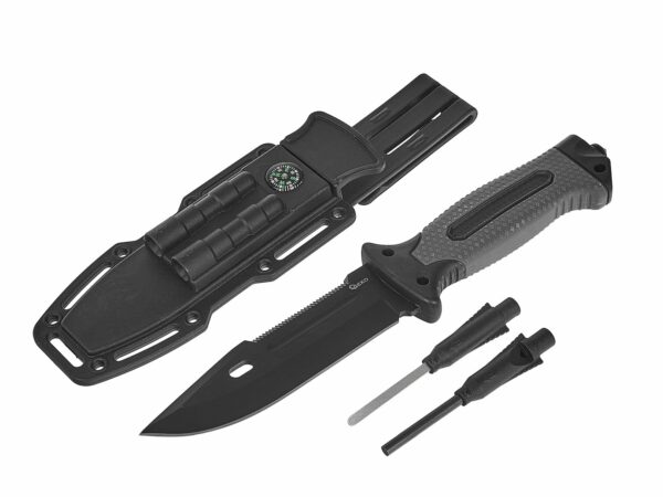 Taktični nož BLACK SURVIVAL SERIES, 275/135 mm | GEKO - Image 2