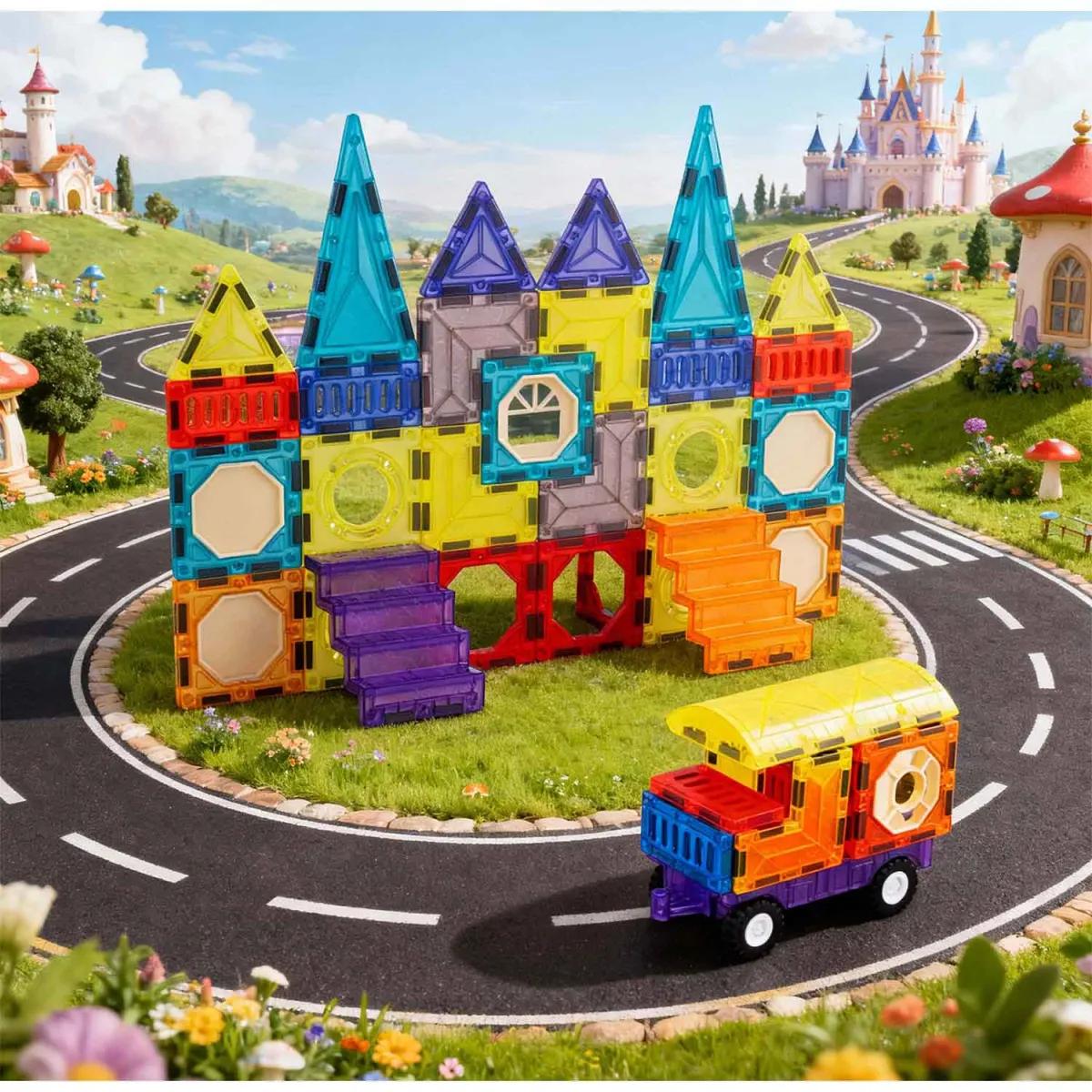 Magnetni gradbeni komplet RK-782, 71 kosov | Ricokids