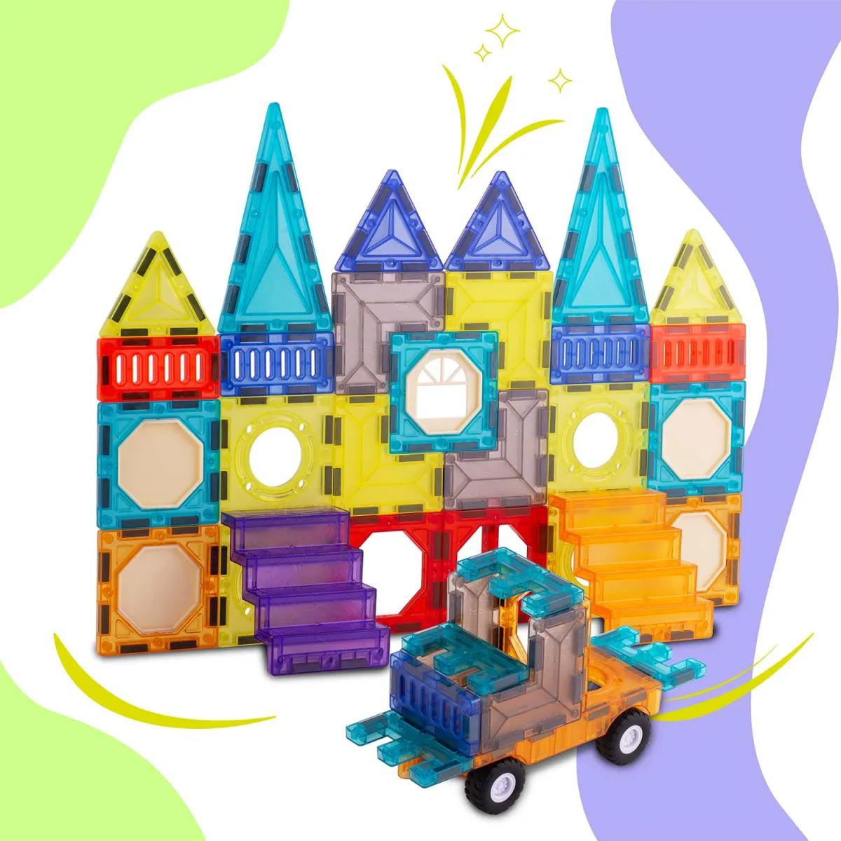 Magnetni gradbeni komplet RK-782, 71 kosov | Ricokids