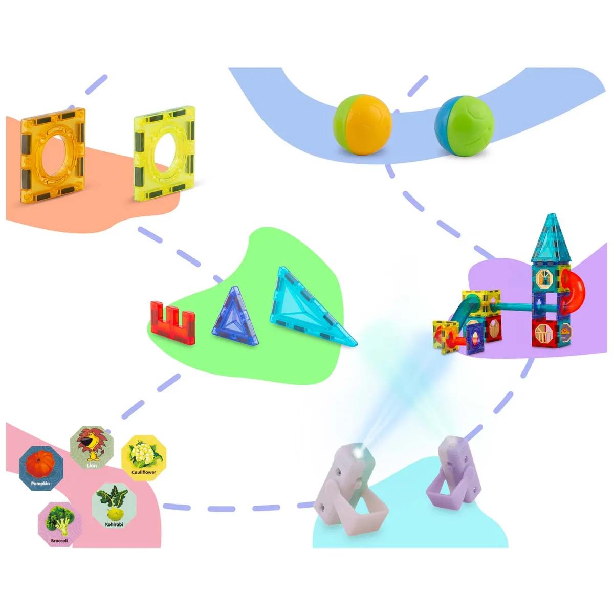 Magnetni gradbeni komplet RK-782, 150 kosov | Ricokids