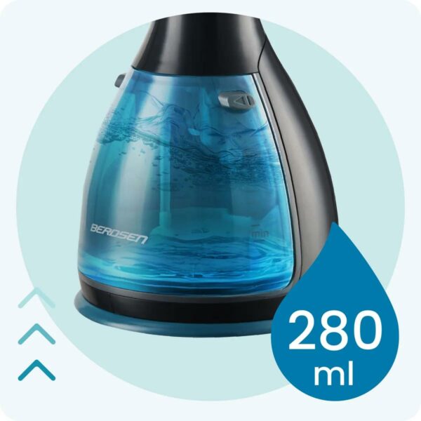 Parni likalnik za oblačila Bed-310, 2500 W, črna | Berdsen
