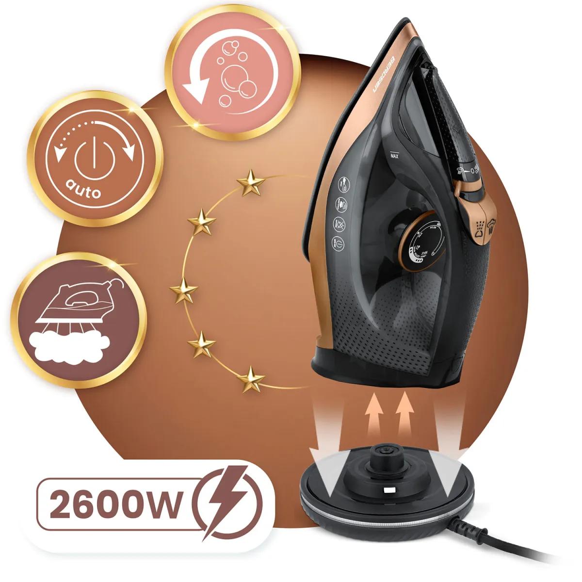 Brezžični parni likalnik BD-333, 2600 W | Berdsen