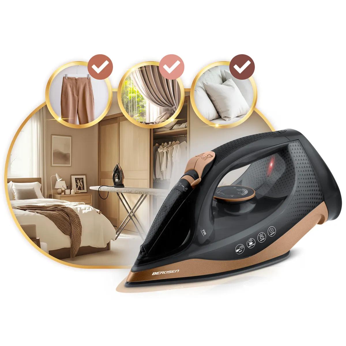 Brezžični parni likalnik BD-333, 2600 W | Berdsen