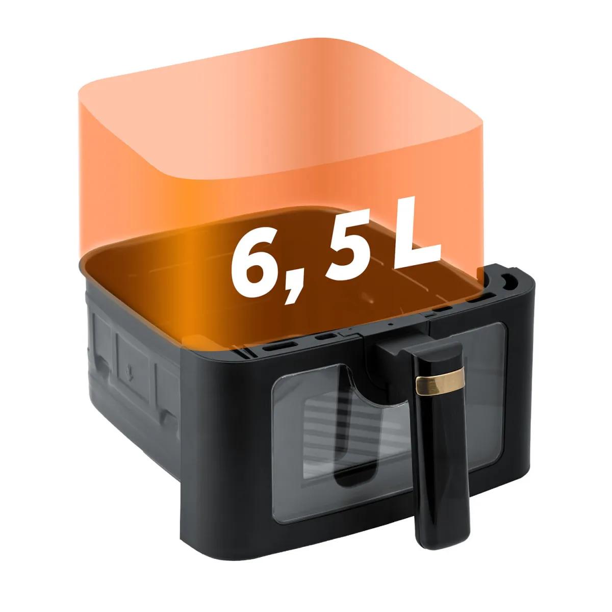 Cvrtnik brez maščobe BD-655, 1700 W, črn | Berdsen