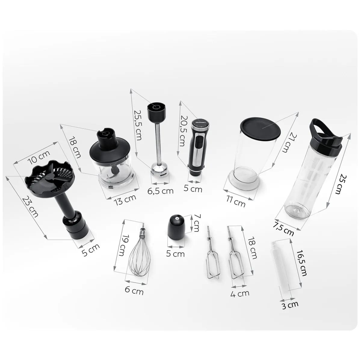 Palični mešalnik + steklenica BD-754, 1500 W | Berdsen