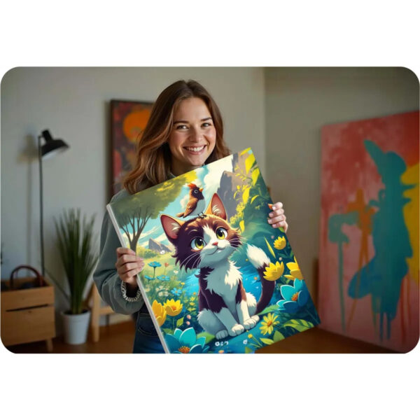 Slika po številkah, 40x50cm, mucek | Massido