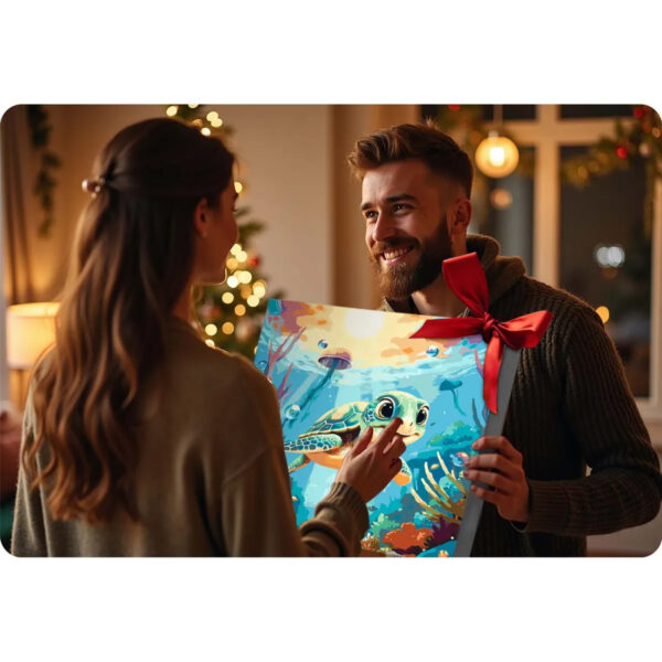 Slika po številkah, 40x50cm, želva | Massido