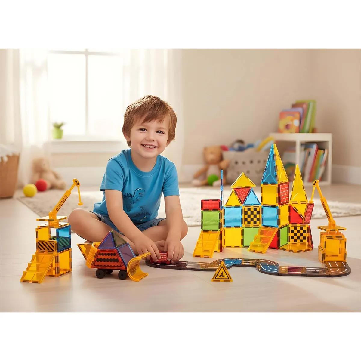 Magnetni gradbeni komplet RK-780, 90 kosov, konstrukcija | Ricokids